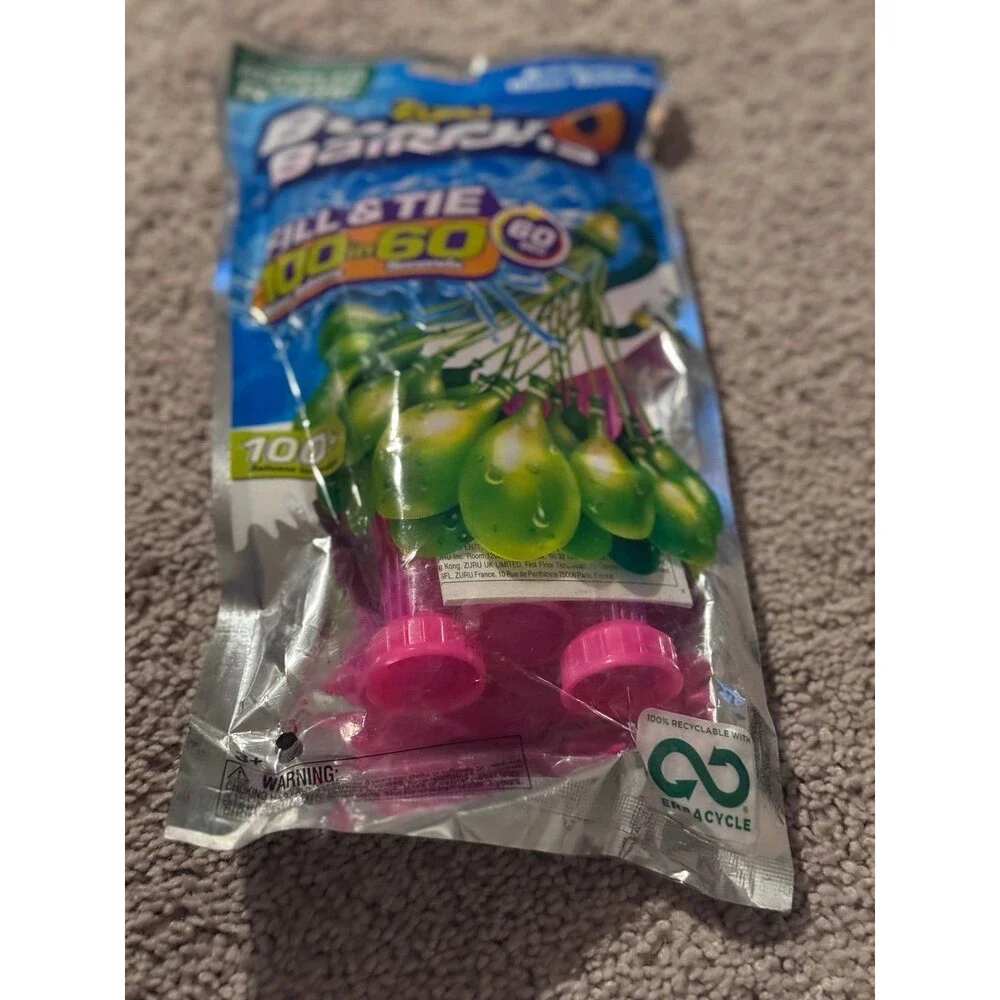 ZURU Bunch O Balloons ZURU Bunch O Balloons 100 Water Balloons Fill & Tie 60 Sec